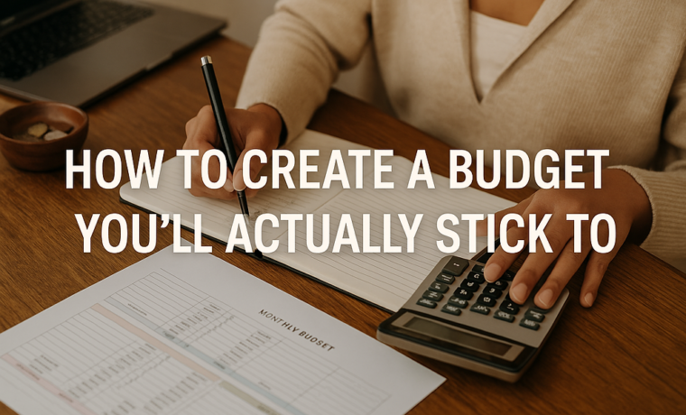 how to create a monthly budget